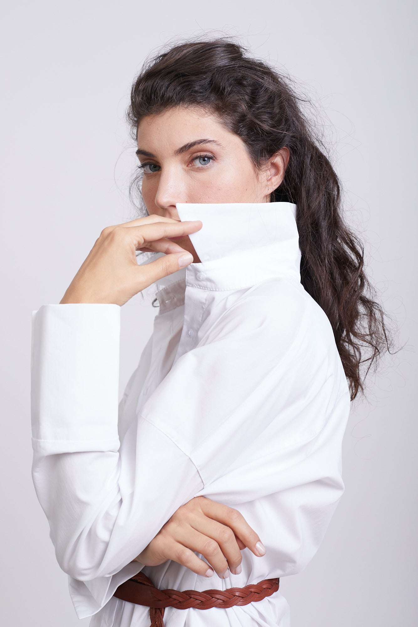 לבנה SELENA טוניקה