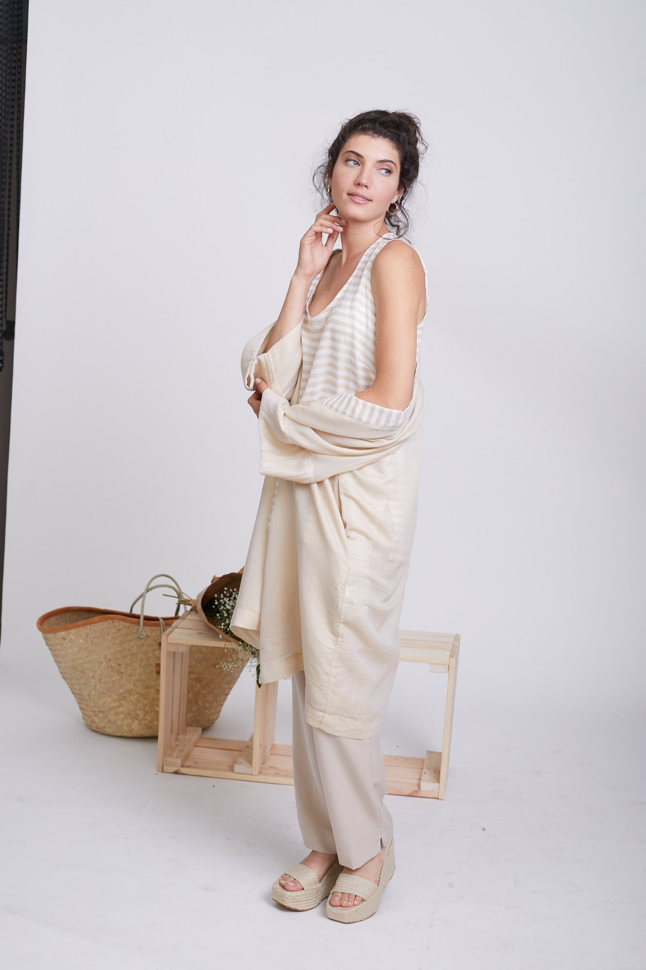 Woven gold Kimono