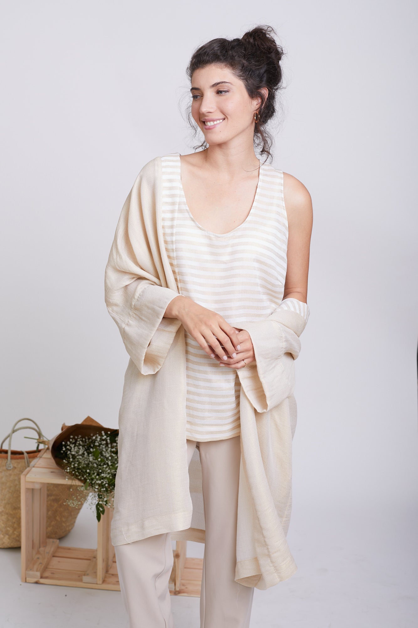 Woven gold Kimono