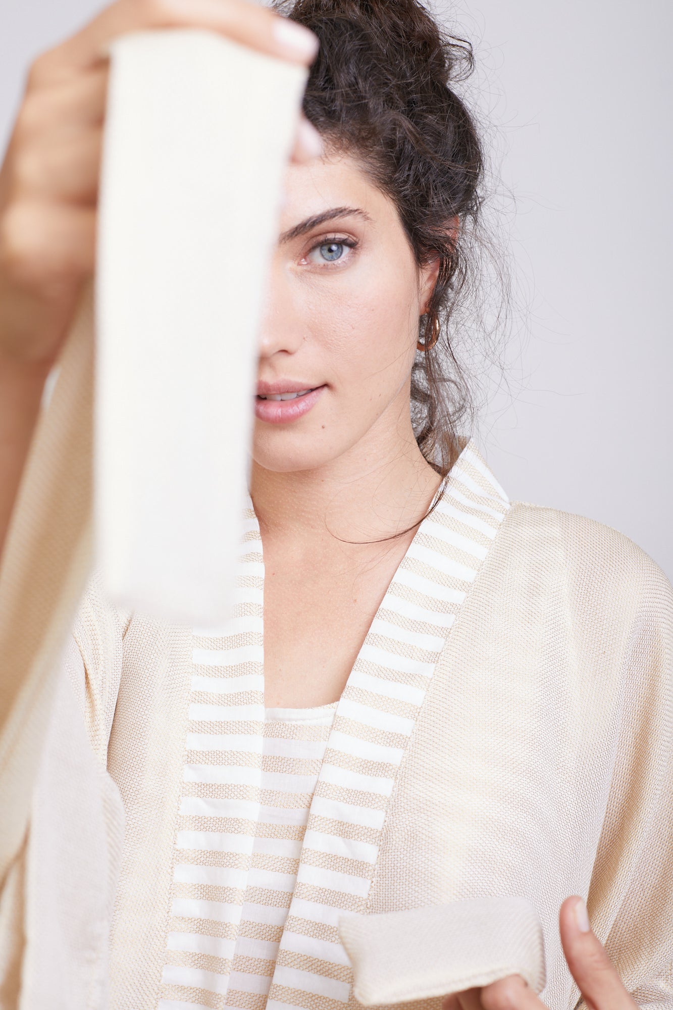 Woven gold Kimono